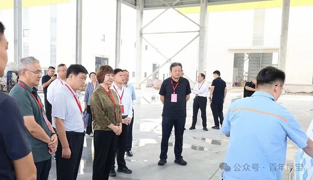 林州市人大工作组视察OD（中国）官方管业860项目和大通物流园拆车项目